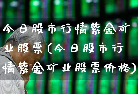 今日股市行情紫金矿业股票(今日股市行情紫金矿业股票价格)_https://www.ljyuan-tech.com_科创板_第1张