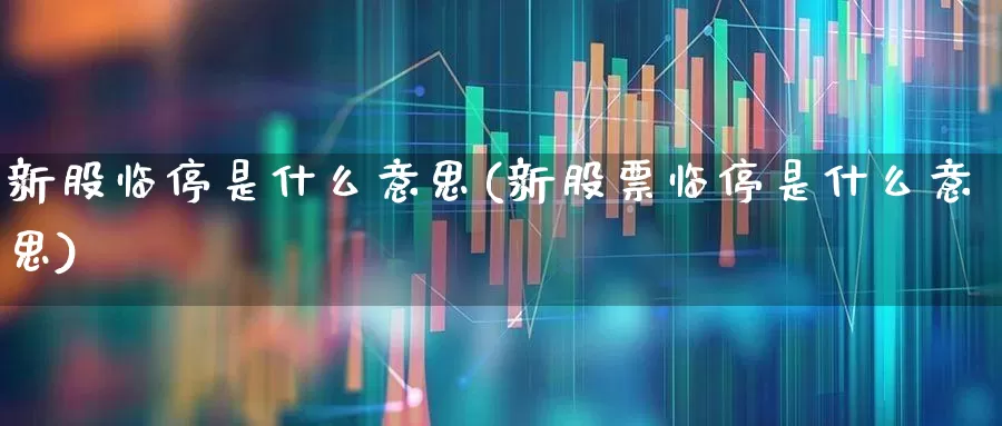 新股临停是什么意思(新股票临停是什么意思)_https://www.ljyuan-tech.com_深交所_第1张