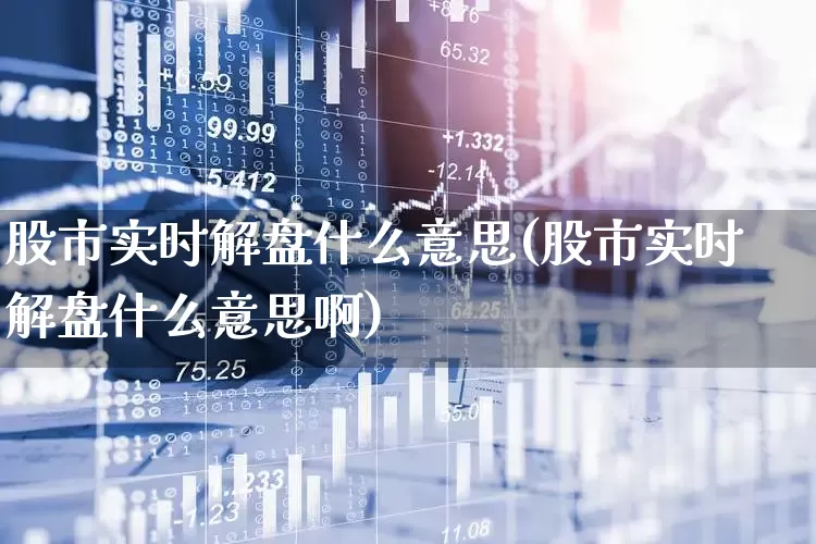 股市实时解盘什么意思(股市实时解盘什么意思啊)_https://www.ljyuan-tech.com_创业板_第1张