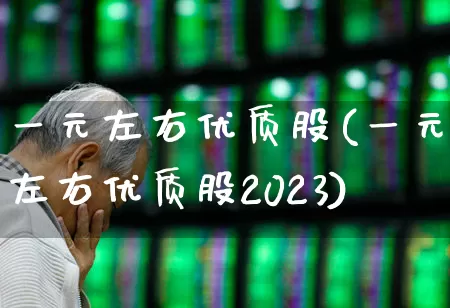 一元左右优质股(一元左右优质股2023)_https://www.ljyuan-tech.com_科创板_第1张