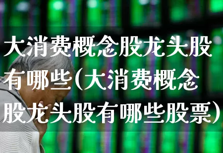 大消费概念股龙头股有哪些(大消费概念股龙头股有哪些股票)_https://www.ljyuan-tech.com_创业板_第1张