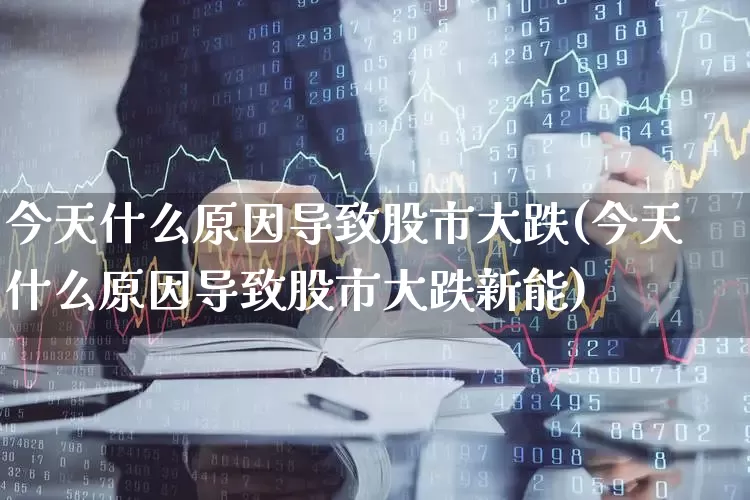 今天什么原因导致股市大跌(今天什么原因导致股市大跌新能)_https://www.ljyuan-tech.com_上交所_第1张