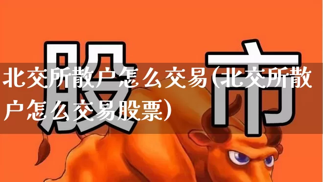 北交所散户怎么交易(北交所散户怎么交易股票)_https://www.ljyuan-tech.com_科创板_第1张