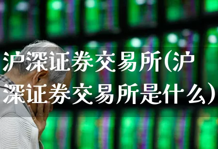 沪深证券交易所(沪深证券交易所是什么)_https://www.ljyuan-tech.com_深交所_第1张