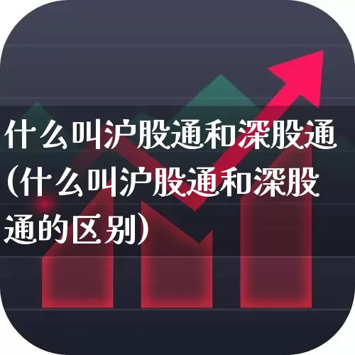 什么叫沪股通和深股通(什么叫沪股通和深股通的区别)_https://www.ljyuan-tech.com_北交所_第1张
