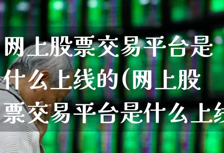 网上股票交易平台是什么上线的(网上股票交易平台是什么上线的平台)_https://www.ljyuan-tech.com_科创板_第1张