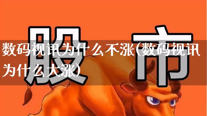 数码视讯为什么不涨(数码视讯为什么大涨)_https://www.ljyuan-tech.com_上交所_第1张