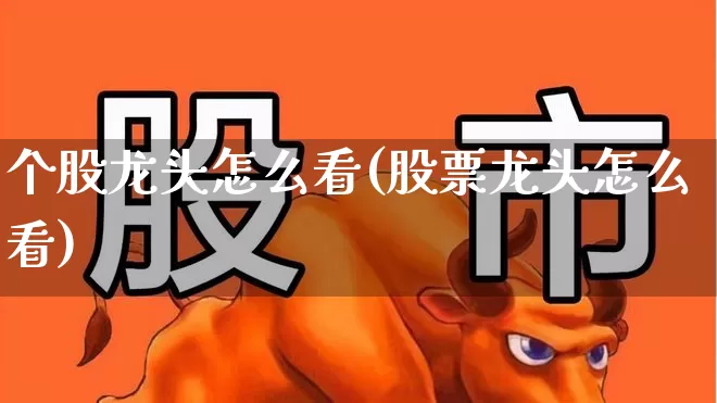 个股龙头怎么看(股票龙头怎么看)_https://www.ljyuan-tech.com_北交所_第1张