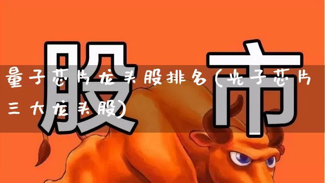 量子芯片龙头股排名(光子芯片三大龙头股)_https://www.ljyuan-tech.com_科创板_第1张