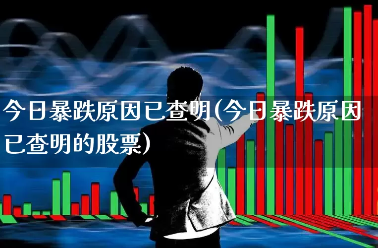 今日暴跌原因已查明(今日暴跌原因已查明的股票)_https://www.ljyuan-tech.com_科创板_第1张
