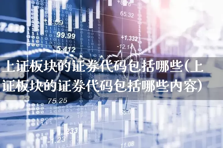 上证板块的证券代码包括哪些(上证板块的证券代码包括哪些内容)_https://www.ljyuan-tech.com_北交所_第1张