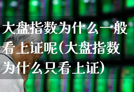 大盘指数为什么一般看上证呢(大盘指数为什么只看上证)_https://www.ljyuan-tech.com_上交所_第1张