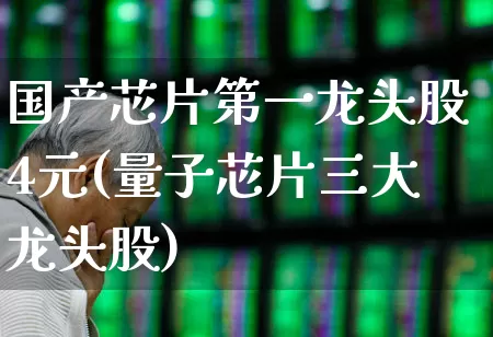 国产芯片第一龙头股4元(量子芯片三大龙头股)_https://www.ljyuan-tech.com_科创板_第1张