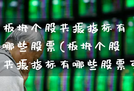 板块个股共振指标有哪些股票(板块个股共振指标有哪些股票可以买)_https://www.ljyuan-tech.com_科创板_第1张