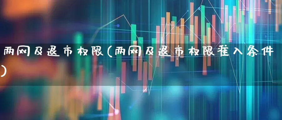 两网及退市权限(两网及退市权限准入条件)_https://www.ljyuan-tech.com_科创板_第1张