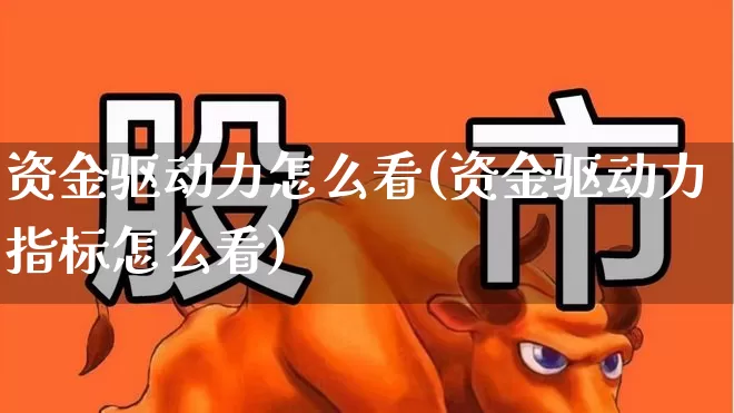 资金驱动力怎么看(资金驱动力指标怎么看)_https://www.ljyuan-tech.com_科创板_第1张