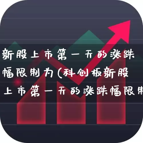 新股上市第一天的涨跌幅限制为(科创板新股上市第一天的涨跌幅限制为)_https://www.ljyuan-tech.com_上交所_第1张
