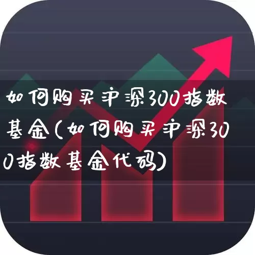如何购买沪深300指数基金(如何购买沪深300指数基金代码)_https://www.ljyuan-tech.com_北交所_第1张