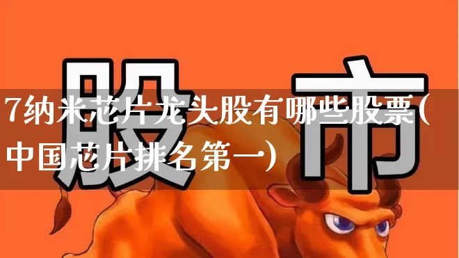 7纳米芯片龙头股有哪些股票(中国芯片排名第一)_https://www.ljyuan-tech.com_科创板_第1张