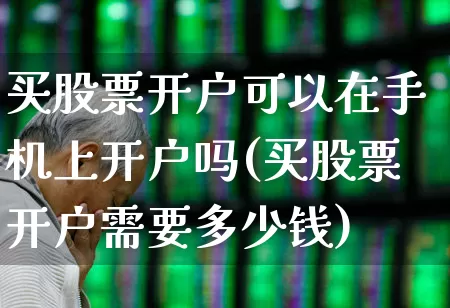 买股票开户可以在手机上开户吗(买股票开户需要多少钱)_https://www.ljyuan-tech.com_创业板_第1张