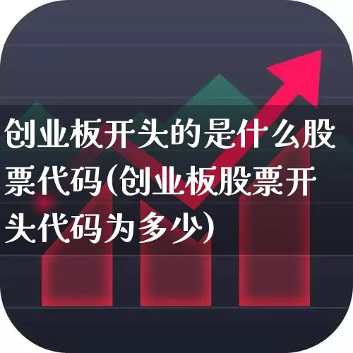 创业板开头的是什么股票代码(创业板股票开头代码为多少)_https://www.ljyuan-tech.com_上交所_第1张
