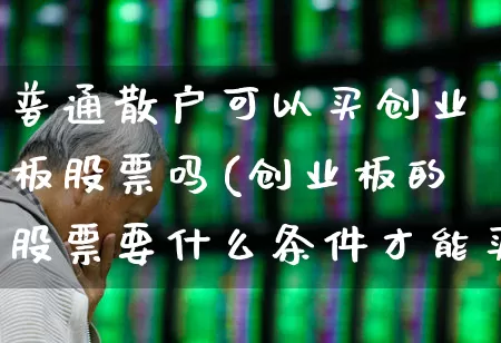 普通散户可以买创业板股票吗(创业板的股票要什么条件才能买)_https://www.ljyuan-tech.com_深交所_第1张