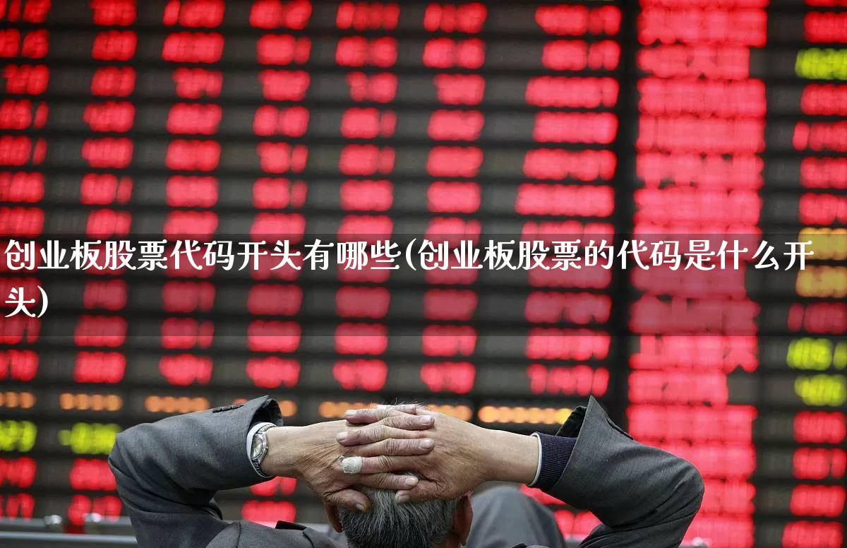 创业板股票代码开头有哪些(创业板股票的代码是什么开头)_https://www.ljyuan-tech.com_科创板_第1张