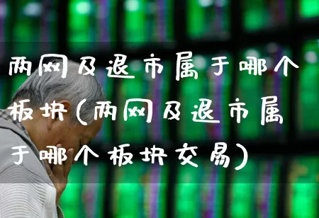 两网及退市属于哪个板块(两网及退市属于哪个板块交易)_https://www.ljyuan-tech.com_深交所_第1张