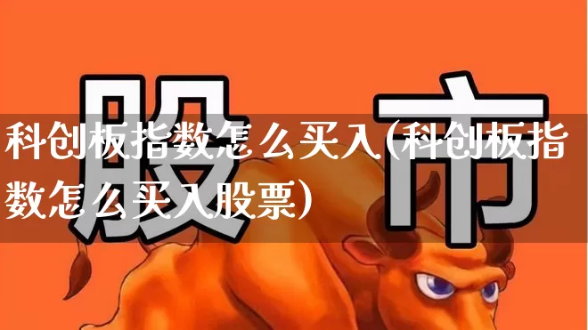 科创板指数怎么买入(科创板指数怎么买入股票)_https://www.ljyuan-tech.com_北交所_第1张