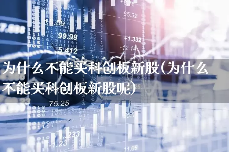 为什么不能买科创板新股(为什么不能买科创板新股呢)_https://www.ljyuan-tech.com_北交所_第1张