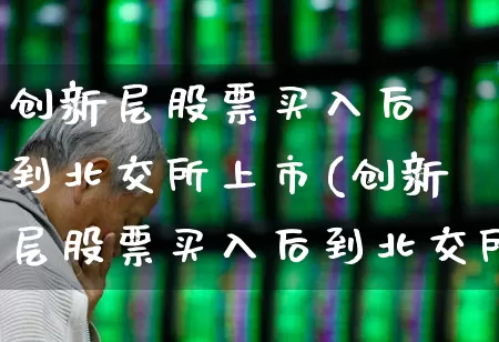 创新层股票买入后 到北交所上市(创新层股票买入后到北交所上市要多久)_https://www.ljyuan-tech.com_北交所_第1张