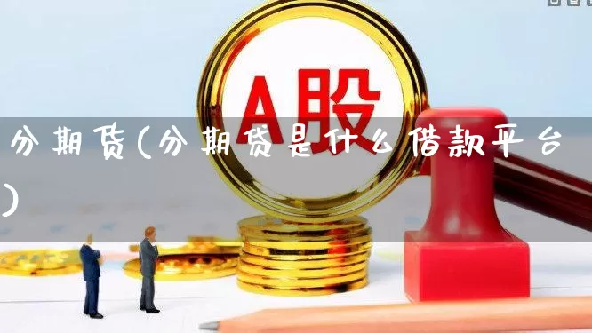 分期货(分期贷是什么借款平台)_https://www.ljyuan-tech.com_科创板_第1张