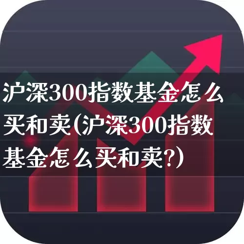 沪深300指数基金怎么买和卖(沪深300指数基金怎么买和卖?)_https://www.ljyuan-tech.com_北交所_第1张
