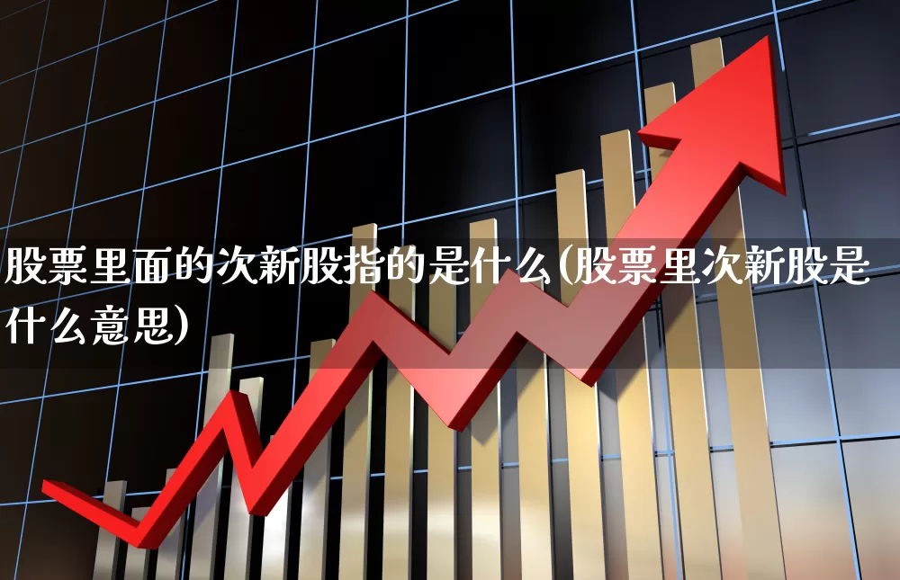 股票里面的次新股指的是什么(股票里次新股是什么意思)_https://www.ljyuan-tech.com_深交所_第1张