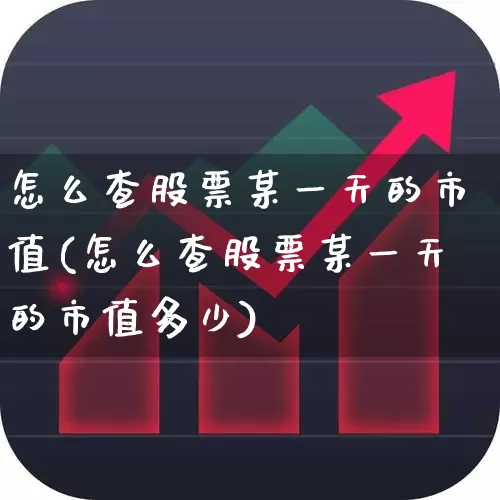 怎么查股票某一天的市值(怎么查股票某一天的市值多少)_https://www.ljyuan-tech.com_科创板_第1张
