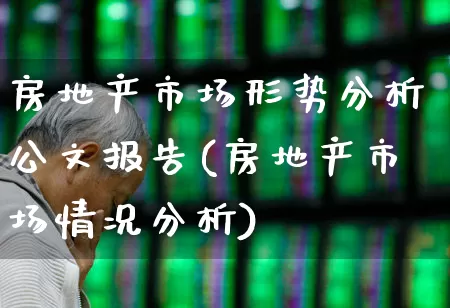 房地产市场形势分析公文报告(房地产市场情况分析)_https://www.ljyuan-tech.com_深交所_第1张