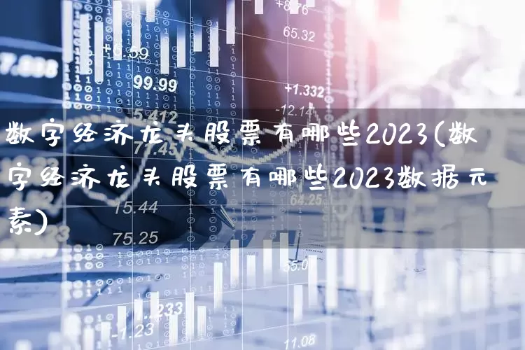 数字经济龙头股票有哪些2023(数字经济龙头股票有哪些2023数据元素)_https://www.ljyuan-tech.com_深交所_第1张