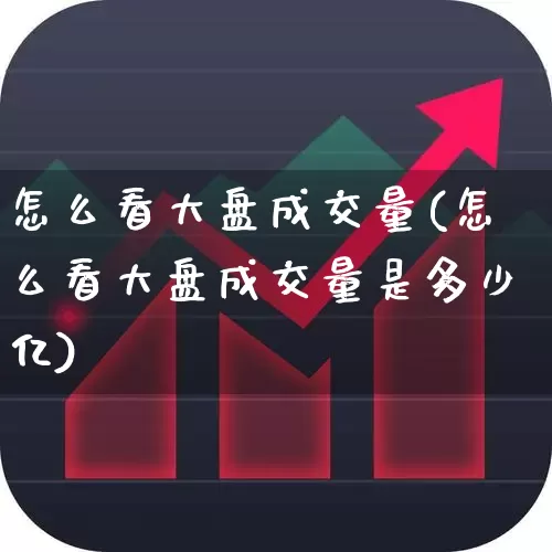 怎么看大盘成交量(怎么看大盘成交量是多少亿)_https://www.ljyuan-tech.com_上交所_第1张
