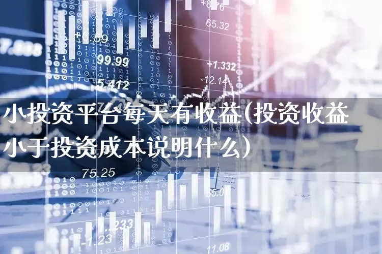 小投资平台每天有收益(投资收益小于投资成本说明什么)_https://www.ljyuan-tech.com_北交所_第1张