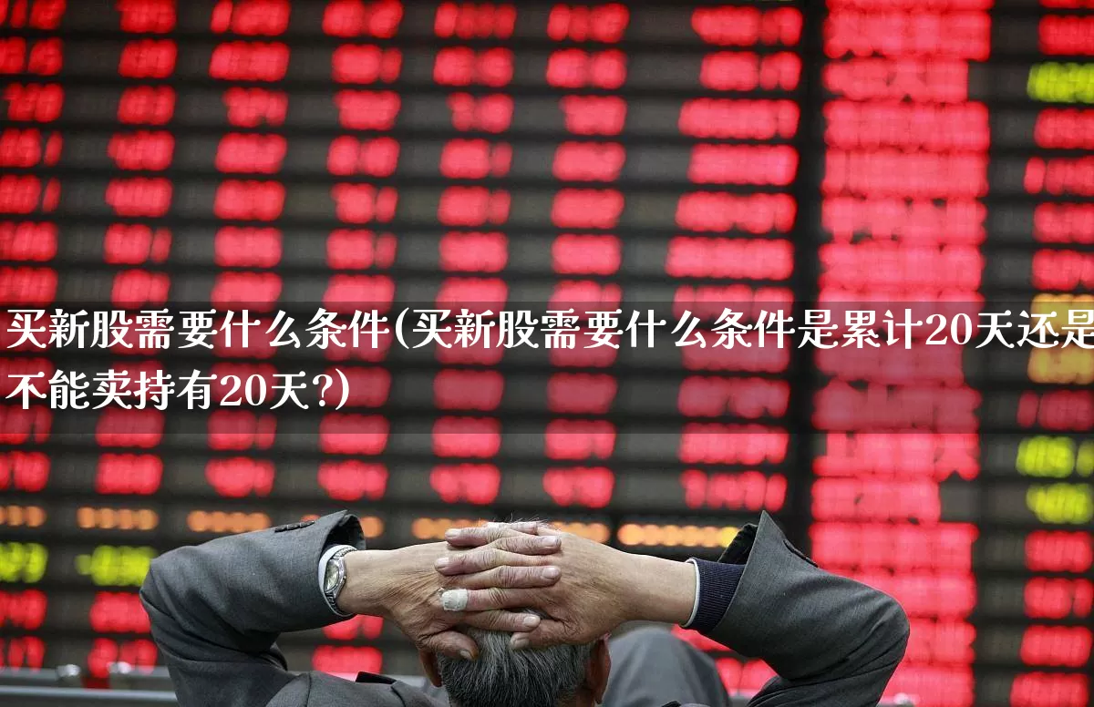 买新股需要什么条件(买新股需要什么条件是累计20天还是不能卖持有20天?)_https://www.ljyuan-tech.com_上交所_第1张