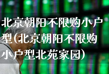 北京朝阳不限购小户型(北京朝阳不限购小户型北苑家园)_https://www.ljyuan-tech.com_深交所_第1张