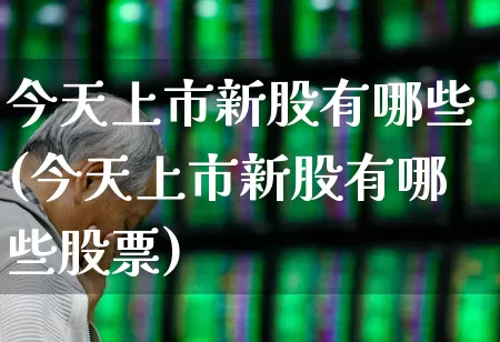 今天上市新股有哪些(今天上市新股有哪些股票)_https://www.ljyuan-tech.com_北交所_第1张